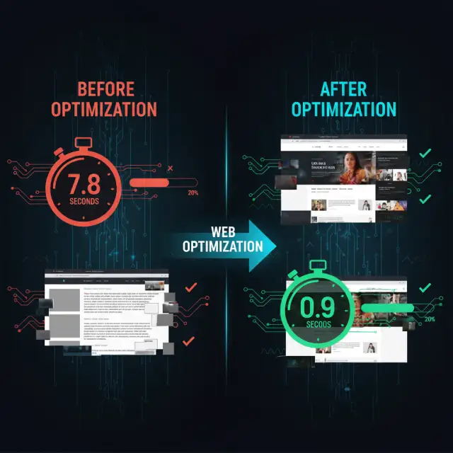 Optimización de velocidad web para SEO con IA