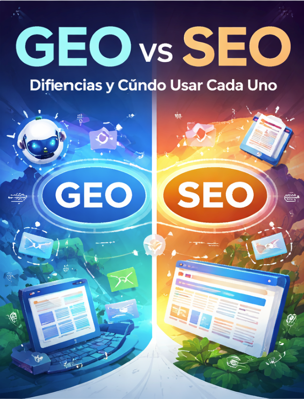 GEO vs SEO: diferencias reales y cuándo usar cada uno